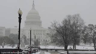 Snow in Washington DC [upl. by Yunfei]