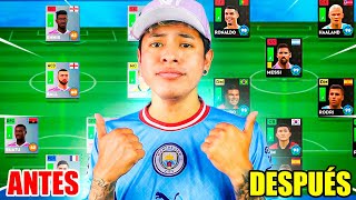 MEJORÉ AL MAXIMO 100 A LOS PEORES JUGADORES de DREAM LEAGUE SOCCER 2024 [upl. by Nohsar]