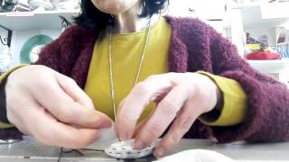 Cuoricino Imbottito Punto Filza parte 2  Ilaria Boscarecci  Tutorial [upl. by Mailliwnhoj]