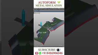 AUTOFORM SIMULATION ANALYSIS 🔥 Press tool design amp Sheet metal die animation sheetmetaldietutorial [upl. by Rebmyk]