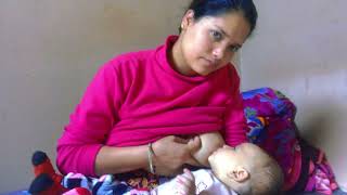 Breastfeeding vlog  breastfeeding videos  srijana shahi [upl. by Deina]