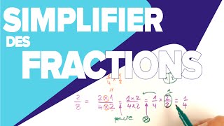 Simplifier une Fraction  Simplification et Fraction Irréductible  Mathrix [upl. by Lacram]