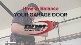 How to Balance Your Garage Door [upl. by Nus813]