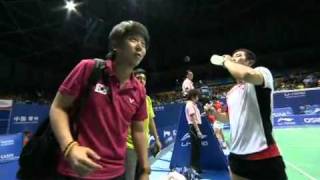 2011 Li Ning China Masters Badminton MD final Cai YunFu Haifeng vs Lee Yong DaeJung Jae Sung [upl. by Ardekal165]