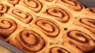 Homemade Cinnamon Rolls Recipe  Laura Vitale  Laura in the Kitchen Episode 300 [upl. by Hayotal]