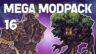 Terraria  16 GIANT CACTUS WORM Mega Modpack Lets Play [upl. by Marmawke]