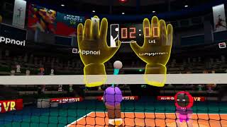 PCVR AllInOne Sports VR  Volleyball Gameplay [upl. by Fernald28]