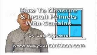 Measure For Pelmets and Curtains [upl. by Kempe97]