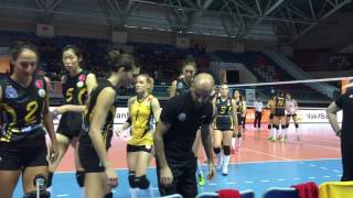 Jan 10 2017 Eczacibasi vs VakifBank 23 Match 2 25 [upl. by Aihsat]