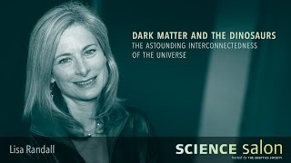 Michael Shermer with Dr Lisa Randall — Dark Matter amp the Dinosaurs Science Salon  1 [upl. by Karee245]