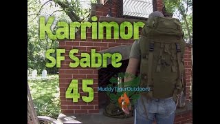 【karrimorSF Sabre 45】ソロキャンプ装備紹介 2020秋〜冬 [upl. by Earesed]