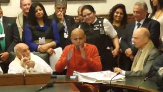 Prabhu Gaur Gopal at House of Commons [upl. by Stillman]