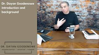 Dr Goodenowe introduction [upl. by Bekelja]