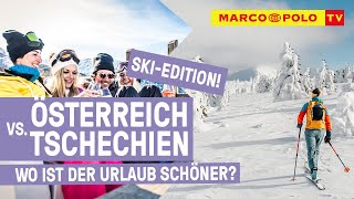 ÖSTERREICH vs TSCHECHIEN  Die top SkiGebiete im Vergleich [upl. by Cyrill]