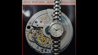 c1997 Zenith Elite mens vintage watch on the optional bracelet Model reference 9001 0040 680 [upl. by Icyac]