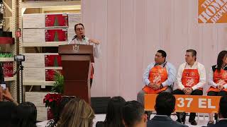 Home Depot abre en El Marques su tienda 140 en México [upl. by Hanschen]