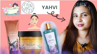 Review YAHVI Beauty products Skincare Yahvi YahviRealBeauty loveyourselfnilufar [upl. by Siul337]