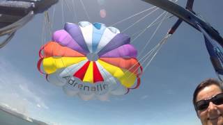 Parasailing in Fiji at Radisson Blu Fiji Resort [upl. by Janus737]