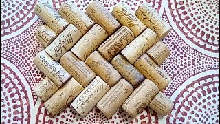 DIY Wine Cork Trivet [upl. by Andromada]