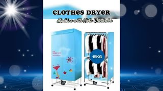 Sofitec SCD1300 Cloth Dryer Machine Clothing Wardrobe 15kg Capacity Air Dryer Fordable [upl. by Ahsenal]