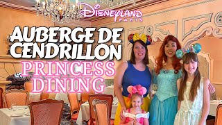 Princess Dining at Auberge de Cendrillon Disneyland Paris [upl. by Jaddo674]