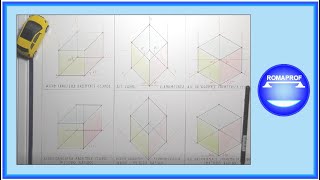 ASSONOMETRIE OBLIQUE E ORTOGONALE DI UN CUBO DI LATO DATO  804 [upl. by Areip]