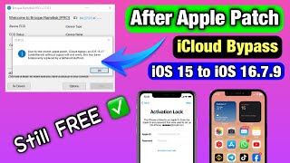 After Apple Patched Fix iCloud Bypass iOS 15 to iOS 1679 BY FREE Tool [upl. by Enamrahs]