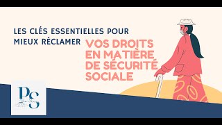 PRO SÉCU  ÉTAPES INDISPENSABLES POUR LA RÉCLAMATION EN MATIÈRE DE SÉCURITÉ SOCIALE [upl. by Inattyrb878]