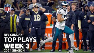 Top Plays From Sunday  NFL 2024 Week 3 [upl. by Sudoeht944]