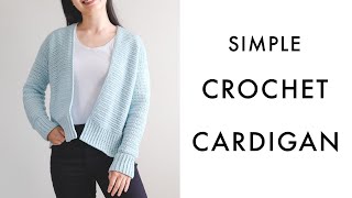 Super Soft amp Easy Crochet Cardigan  Cuddly Cardigan Crochet Tutorial [upl. by Aeslahc]