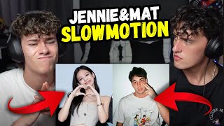 South Africans React To JENNIE amp Matt Champion Slow Motion [upl. by Jacky393]