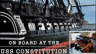 ☄️ USS Constitution Aboard 54 Gun US Frigate 1797 Boston Harbor Besichtigung Navy Ship [upl. by Eibor]