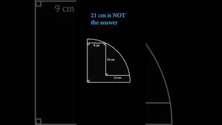 Find radius 🤔 maths ytshorts GRE [upl. by Noxas]