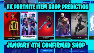 January 4th 2024 Fortnite Item Shop CONFIRMED  Fortnite Early Item Shop Prediction January 4th [upl. by Aliehc]