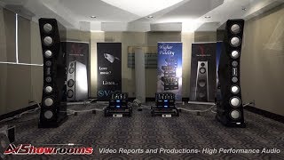 Von Schweikert Audio VAC Kronos Lampizator Aurender Master Built Cables J Corder Show 2017 LA [upl. by Seravaj594]