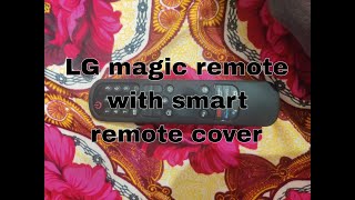 LG magic remote with smart remote cover unboxing [upl. by Erwin]