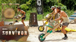 Emocionante juego para definir a los capitanes de Survivor México  Survivor México 2022 [upl. by Grosvenor]