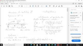 Ejercicio No 5 deflexión en vigas por el método de doble integración 1599060990 [upl. by Magnus]