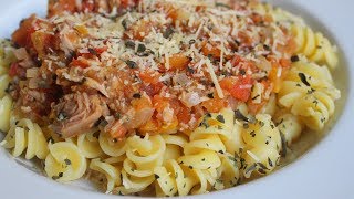 Pasta en Salsa de Atún en 20 Minutos  El de las trufas [upl. by Engleman591]