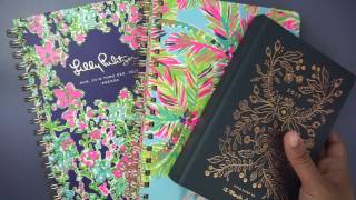 2017 Lily Pulitzer and Rifle Paper Co PLANNER REVIEW [upl. by Ninette]