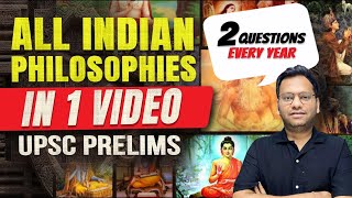 All Indian Philosophies Explained in 1 Video by Varun Jain  Art amp Culture for UPSC IAS Prelims 2024 [upl. by Tyrrell]