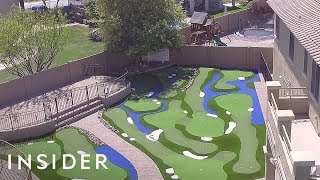 Turn Your Backyard Into A Mini Golf Course [upl. by Killy694]