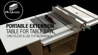 Extension tablesaw for maximal cutting large board part 3 [upl. by Prissy]