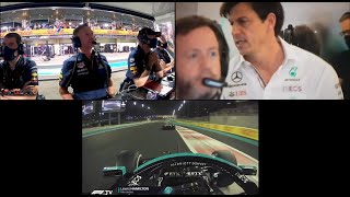 RedBull vs Mercedes Full Live Reactions Final Lap Abu Dhabi GP 2021 F1 [upl. by Niaz]