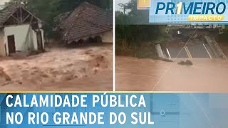 RS decreta estado de calamidade pública mortos chegam a 13  Primeiro Impacto 020524 [upl. by Florie]