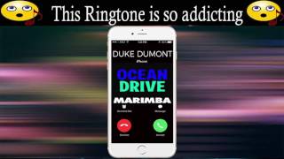 Latest iPhone Ringtone  Ocean Drive Marimba Remix Ringtone  Duke Dumont [upl. by Anik]