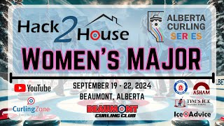 Sayaka Yoshimura vs Yujie Zhang  Draw 1  Hack2House Alberta Curling Series Major 3 [upl. by Halimeda386]