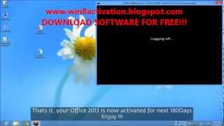 NEW Free Microsoft Office 2013 KMS Activator v11 x64 amp x32bit [upl. by Akenahs562]