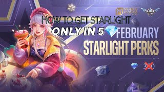 I buy starlight perks only at 5 diamonds How to get starlight in cheap diamonds Mobilelegends tips [upl. by Eleanora59]