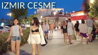 İzmirs Çeşme Evening Stroll Through the Heart of Çeşme 🇹🇷 4K Walk [upl. by Alam]